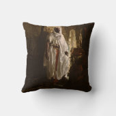 ムーア人のアフリカ絵画美術のポートレート クッション (裏面)