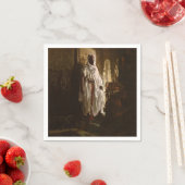 ムーア人のアフリカ絵画美術のポートレート スタンダードカクテルナプキン (インサイチュ)