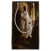 ムーア人のアフリカ絵画美術のポートレート スモールペーパーバッグ (正面)