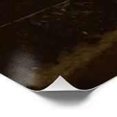 ムーア人のアフリカ絵画美術のポートレート ポスター (コーナー)