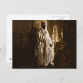 ムーア人のアフリカ絵画美術のポートレート ポストカード (正面/裏面)