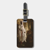 ムーア人のアフリカ絵画美術のポートレート ラゲッジタグ (正面縦)