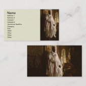 ムーア人のアフリカ絵画美術のポートレート 名刺 (正面/裏面)