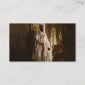 ムーア人のアフリカ絵画美術のポートレート 名刺 (裏面)