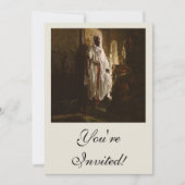 ムーア人のアフリカ絵画美術のポートレート 招待状 (正面)