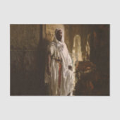 ムーア人のアフリカ絵画美術のポートレート 薄葉紙 (正面)