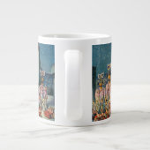 ムーア人の王の前のダンサーのサーカスのポスター ジャンボコーヒーマグカップ (裏面)