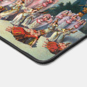 ムーア人の王の前のダンサーのサーカスのポスター デスクマット (コーナー)