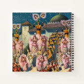 ムーア人の王の前のダンサーのサーカスのポスター ノートブック (裏面)