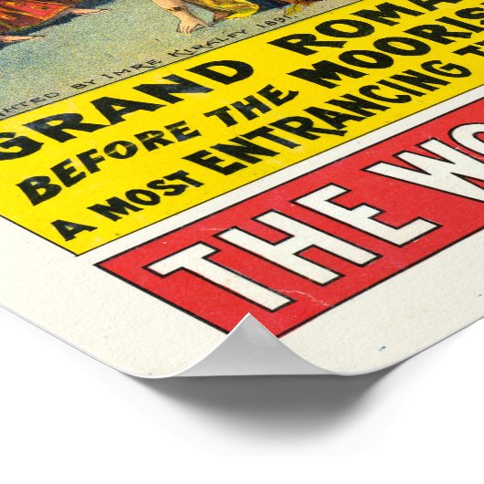 ムーア人の王の前のダンサーのサーカスのポスター ポスター (角)