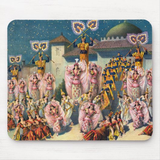 ムーア人の王の前のダンサーのサーカスのポスター マウスパッド (正面)