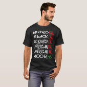 ムーア人アメリカ人モロッコ Tシャツ (正面フル)