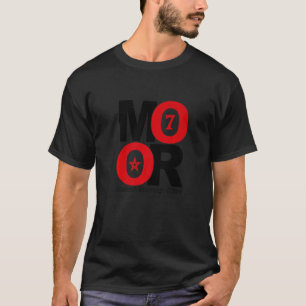ムーア人ムーア人ソブリン市民サークル7 Moorish Am Tシャツ