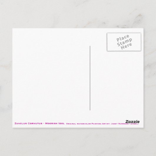 ムーア人 ポストカード (裏面)