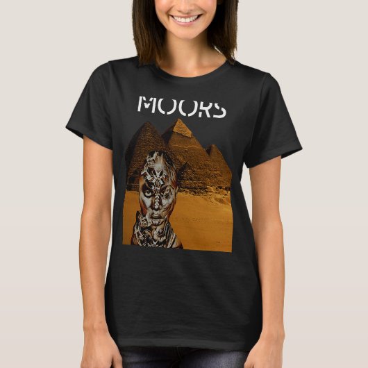 ムーア人 モーリッシュ アメリカ人 地球外航海士 Tシャツ (正面)