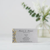 ムーア及び石を投げる人の電子工学の名刺 名刺 (スタンド正面)