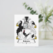 ムーア家紋 ポストカード (スタンド正面)