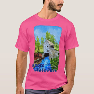 ムーア州パークマサチューセッツ Tシャツ