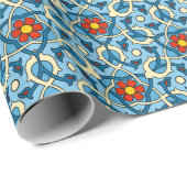 ムーア様式の中世パターン ラッピングペーパー (ロールコーナー)