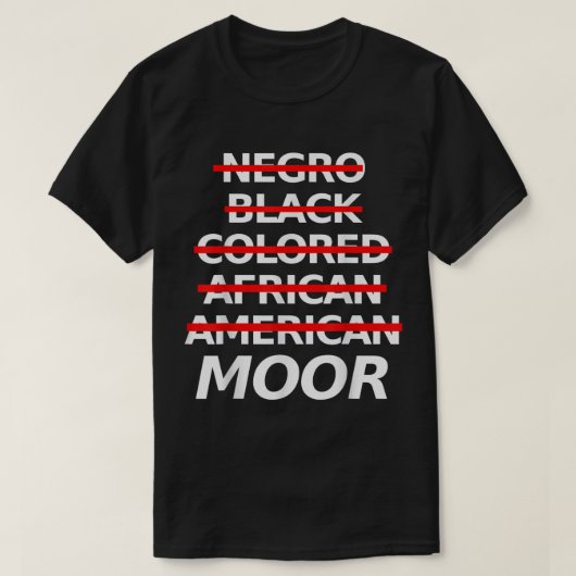 ムーア系アメリカ人アパレル・ムーアTeeシャツ・オフィシア Tシャツ (デザイン正面)
