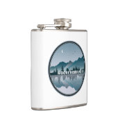 ムーア貯水池ニューハンプシャーリフレクション フラスク (右)