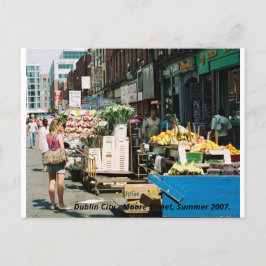 ムーア通りダブリンシティアイルランドホリデーポストカード ポストカード