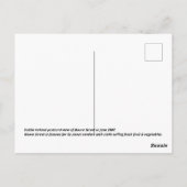 ムーア通りダブリンシティアイルランドホリデーポストカード ポストカード (裏面)