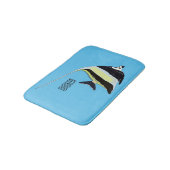 ムーア風のアイドルフィッシュ漫画イラストレーション バスマット (アングル)