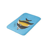 ムーア風のアイドルフィッシュ漫画イラストレーション バスマット (アングル)