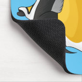 ムーア風のアイドルフィッシュ漫画イラストレーション マウスパッド (コーナー)