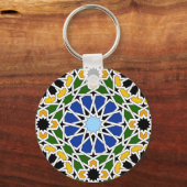 ムーア風のタイル キーホルダー (正面)