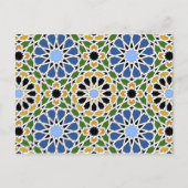 ムーア風のタイル ポストカード (正面)