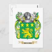 ムーア・コート・オブ・アームズ(家紋) ポストカード (正面/裏面)
