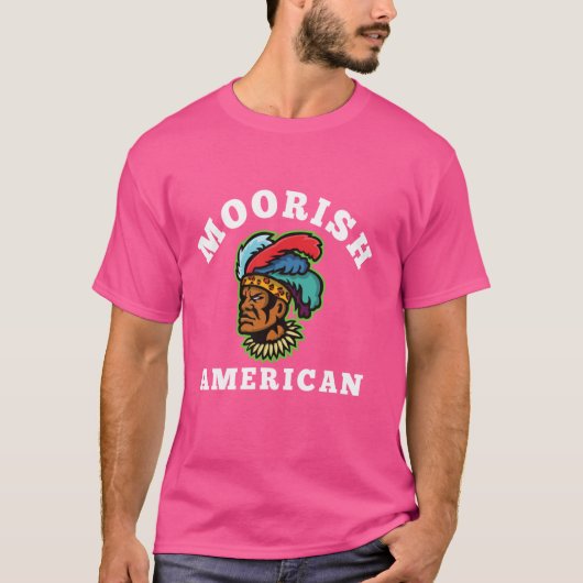 ムーア – ムーア語アメリカ人メラニンの神の体 Tシャツ (正面)