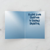 ムーイおもしろいクリスマス牛カード シーズンカード (内部)