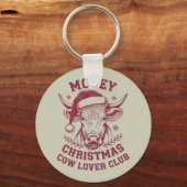 ムーイークリスマスウエスタンカウラバークラブクリスマスシーズン キーホルダー (正面)