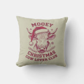 ムーイークリスマスウエスタンカウラバークラブクリスマスシーズン クッション (正面)