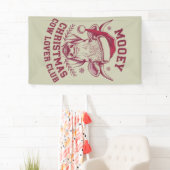 ムーイークリスマスウエスタンカウラバークラブクリスマスシーズン 横断幕 (インサイチュ)