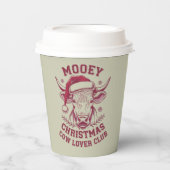 ムーイークリスマスウエスタンカウラバークラブクリスマスシーズン 紙コップ (正面)