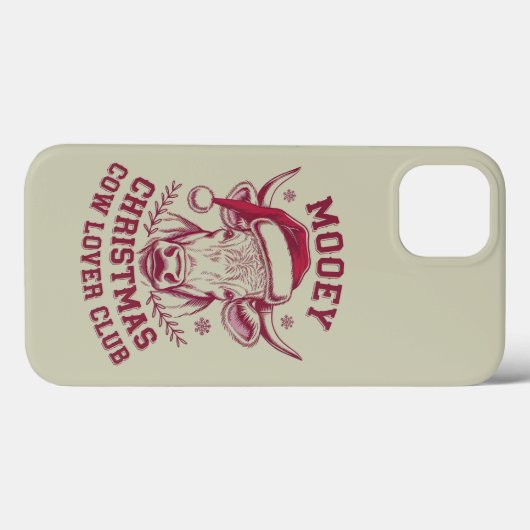 ムーイークリスマスウエスタンカウラバークラブクリスマスシーズン Case-Mate iPhoneケース (裏面 (横))