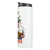 ムーイークリスマスハイランドカウライトサンタハットT市 タンブラー (回転右)