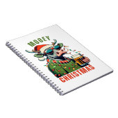 ムーイークリスマスハイランドカウライトサンタハットT市 ノートブック (右側)