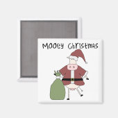 ムーイ・カウクリスマスTシャツとギフト マグネット (正面/裏面)