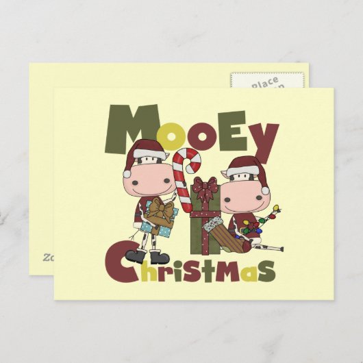ムーイ・クリスマス シーズンポストカード (正面/裏面)