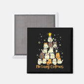 ムーウィカタマスキャットクリスマスツリークリスマスガールズボーイズフー マグネット (正面/裏面)