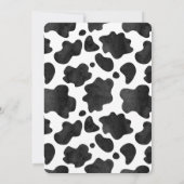 ムーオーバーファームテーマ誕生日招待状 招待状 (裏面)