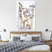 ムーギンズ村 | Provence，フランス南部 キャンバスプリント (インサイチュ (寝室))