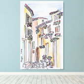 ムーギンズ村 | Provence，フランス南部 キャンバスプリント (インサイチュ (ウッドフロア))