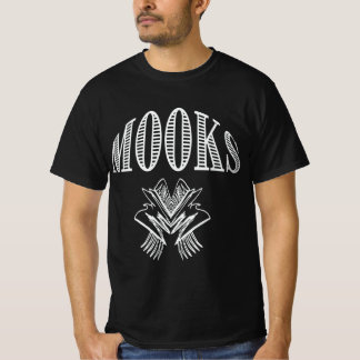 ムークス転がバンク白インク Tシャツ