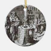 「ムーサからの密閉哲学者そして錬金術師、 セラミックオーナメント (正面)